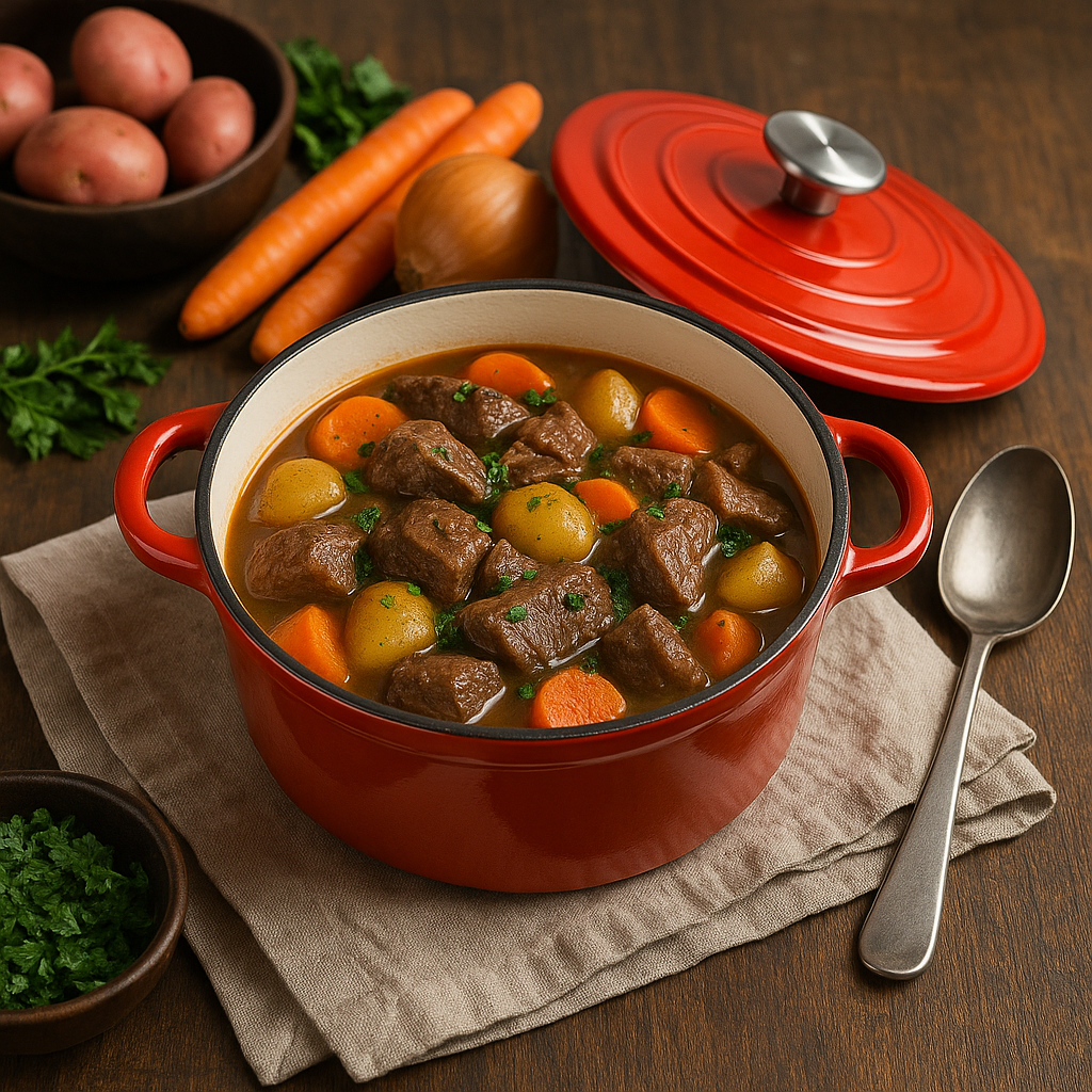 Olla de Hierro Esmaltado 4.9L