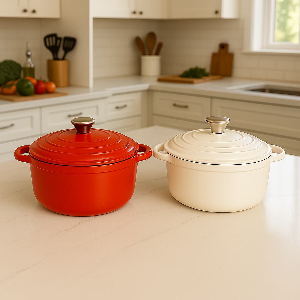 Olla de Hierro Esmaltado 4.9L