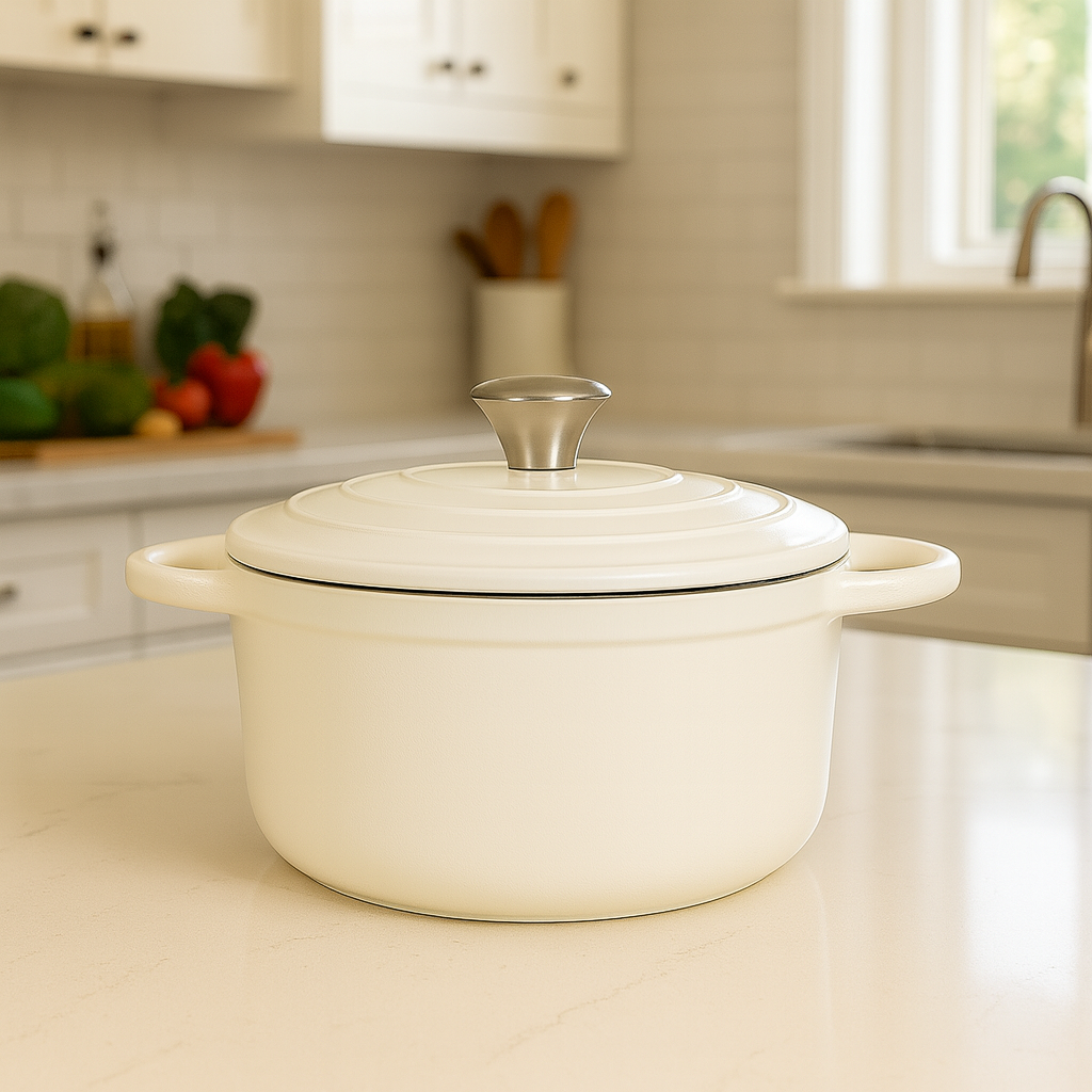 Olla de Hierro Esmaltado 4.9L