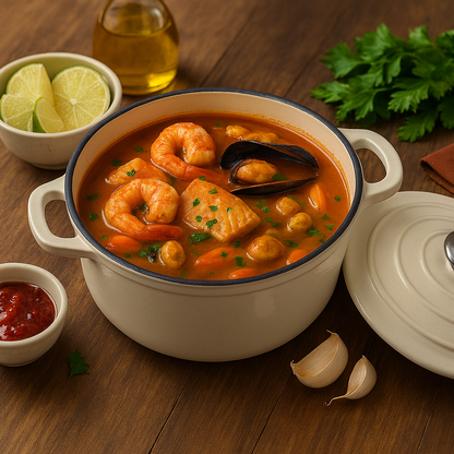 Olla de Hierro Esmaltado 4.9L